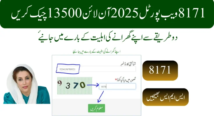 8171 ویب پورٹل 2025 آن لائن 13500 چیک کریں