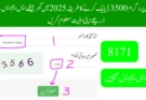 احساس پروگرام 13500 چیک کرنے کا طریقہ 2025